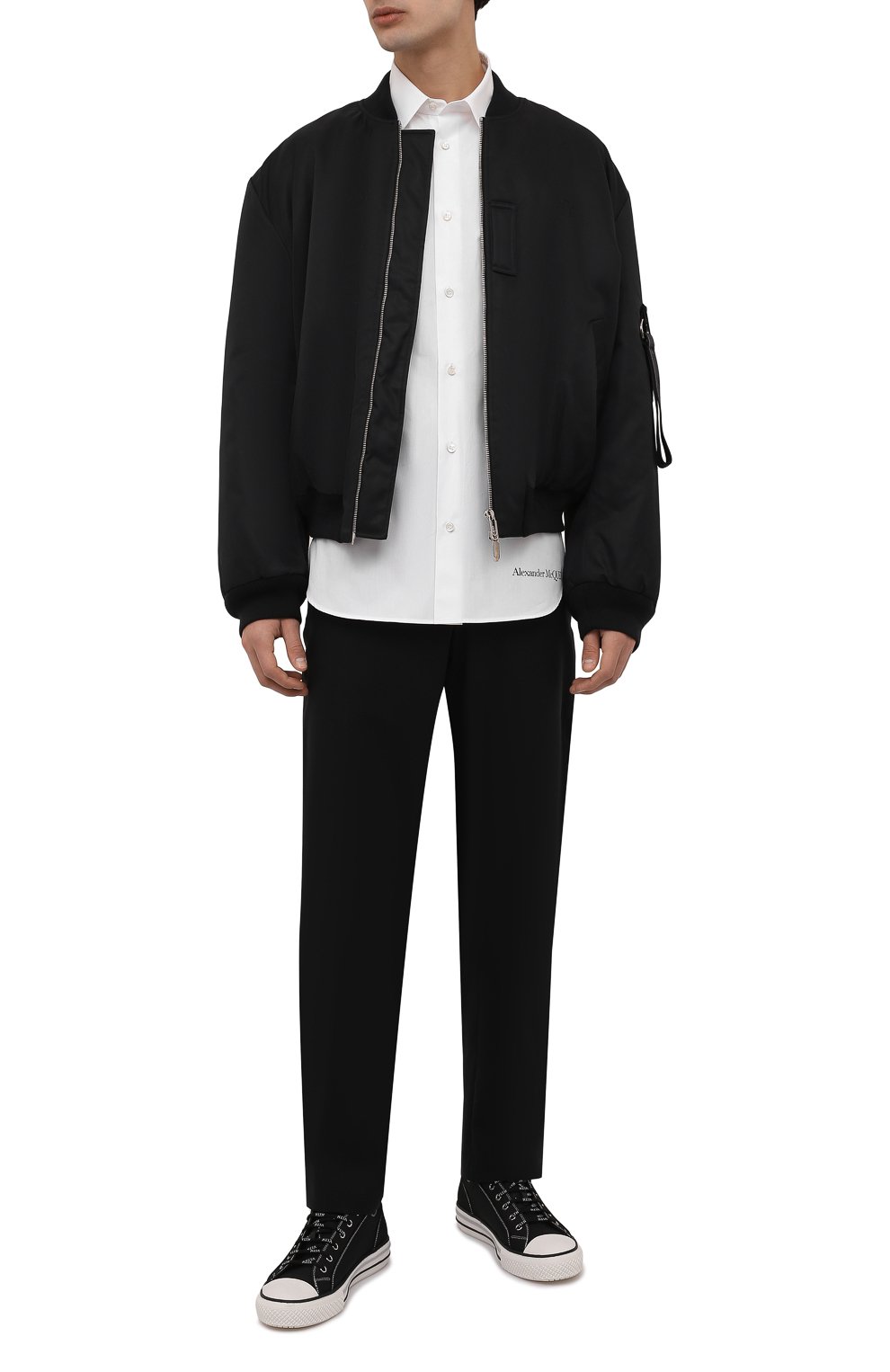 Хлопковая рубашка ALEXANDER MCQUEEN, арт. 682292/QS048, фото 2