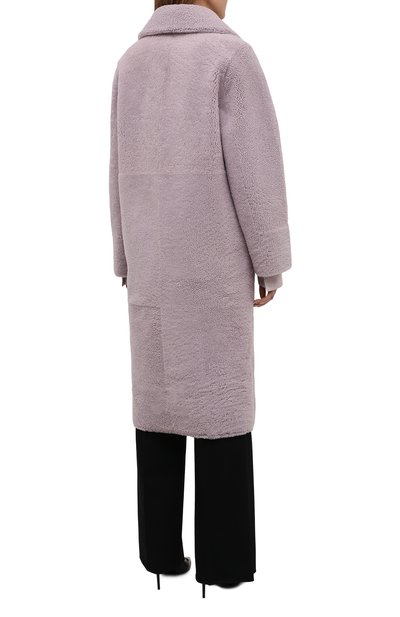 Шуба из овчины METEO YVES SALOMON, арт. 22WMM61399MECL/VI0LETTE PASTEL, фото 4