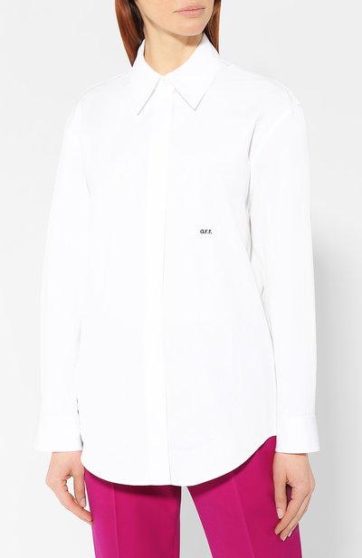 Хлопковая рубашка OFF-WHITE, арт. 0WGA031R197440740110, фото 3