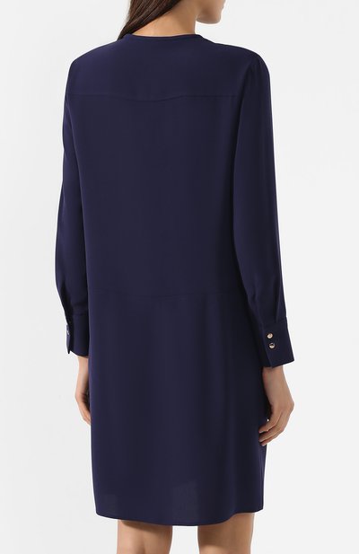 Платье прямого кроя WINDSOR синего цвета по цене 34750 руб., арт. 52 DE101H 10004367, фото 4 Платье прямого кроя WINDSOR, арт. 52 DE101H 10004367, фото 4