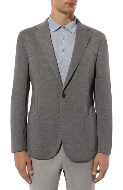 Пиджак из шерсти и хлопка CORNELIANI, арт. 93X523-9318800, фото 5