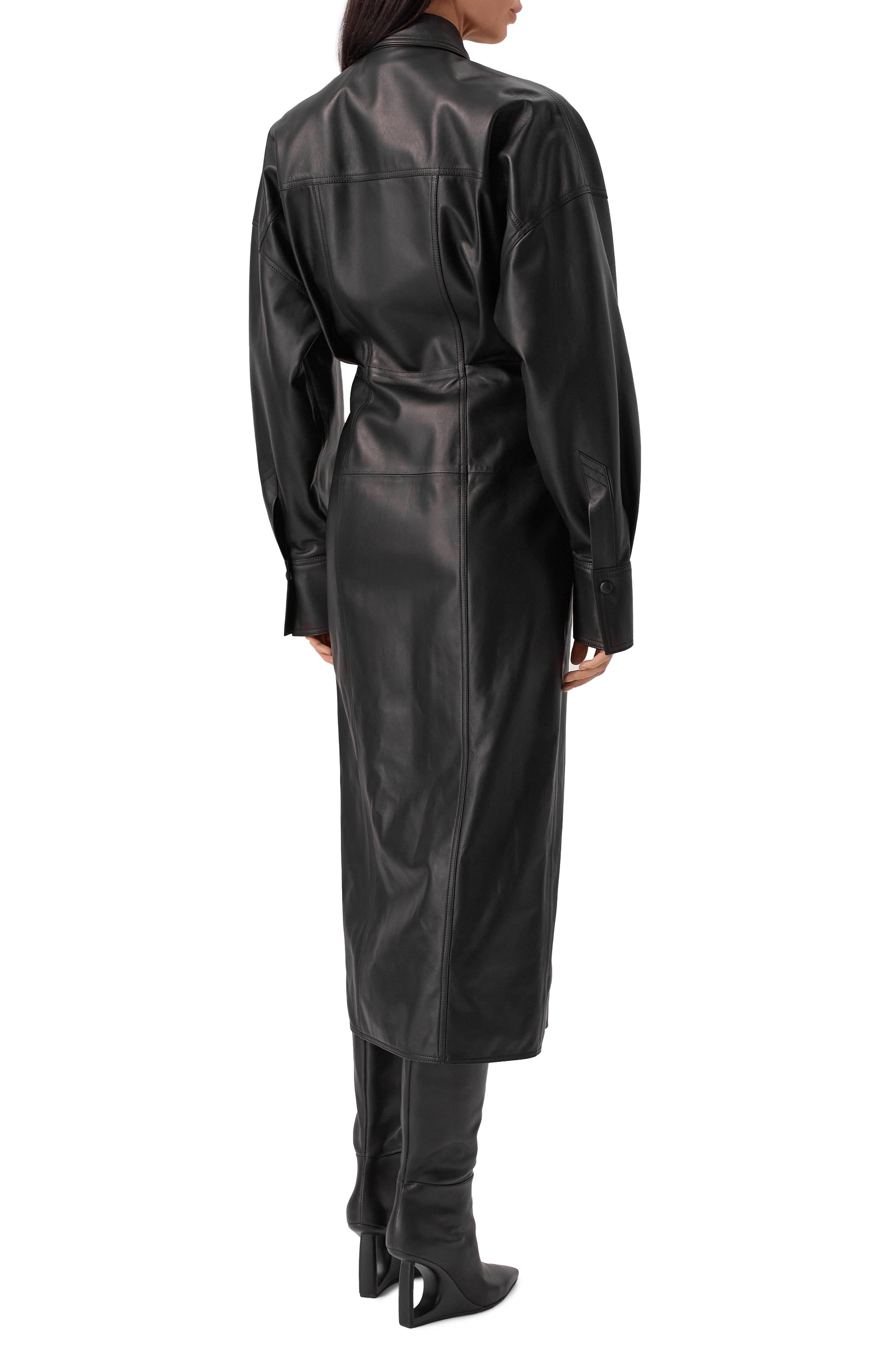 Кожаное платье THE ATTICO, арт. 250WCW00187/LBT129AA, фото 4