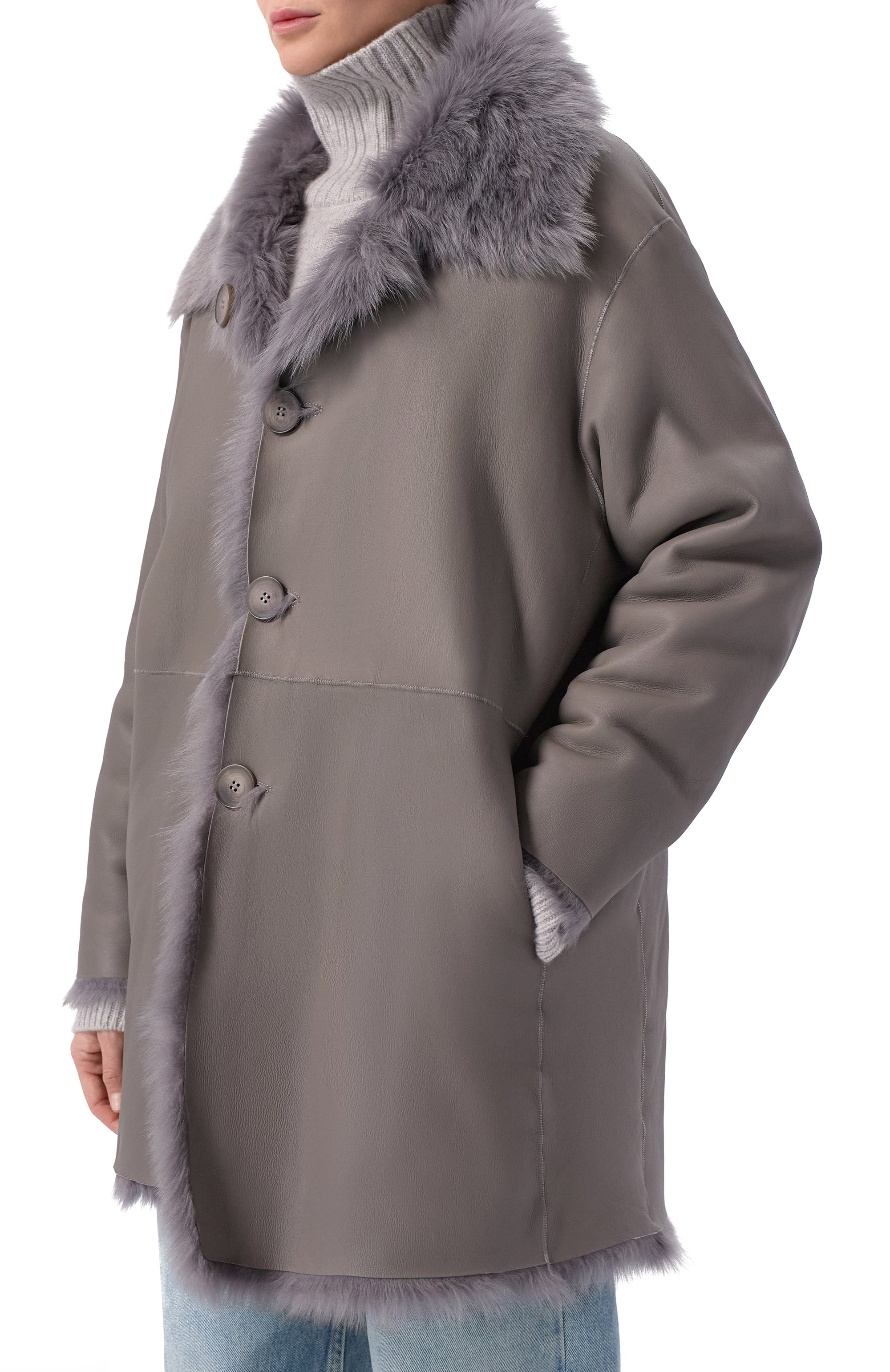 Двусторонняя дубленка из овчины CHAUD STUDIO, арт. TOSCANA24, фото 6