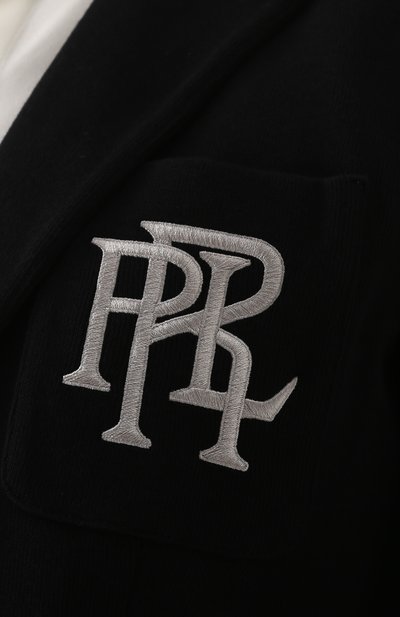Приталенный однотонный жакет с логотипом бренда POLO RALPH LAUREN черного цвета по цене 39450 руб., арт. V38/XZ8NL/XY8NL, фото 5 Приталенный однотонный жакет с логотипом бренда POLO RALPH LAUREN, арт. V38/XZ8NL/XY8NL, фото 5