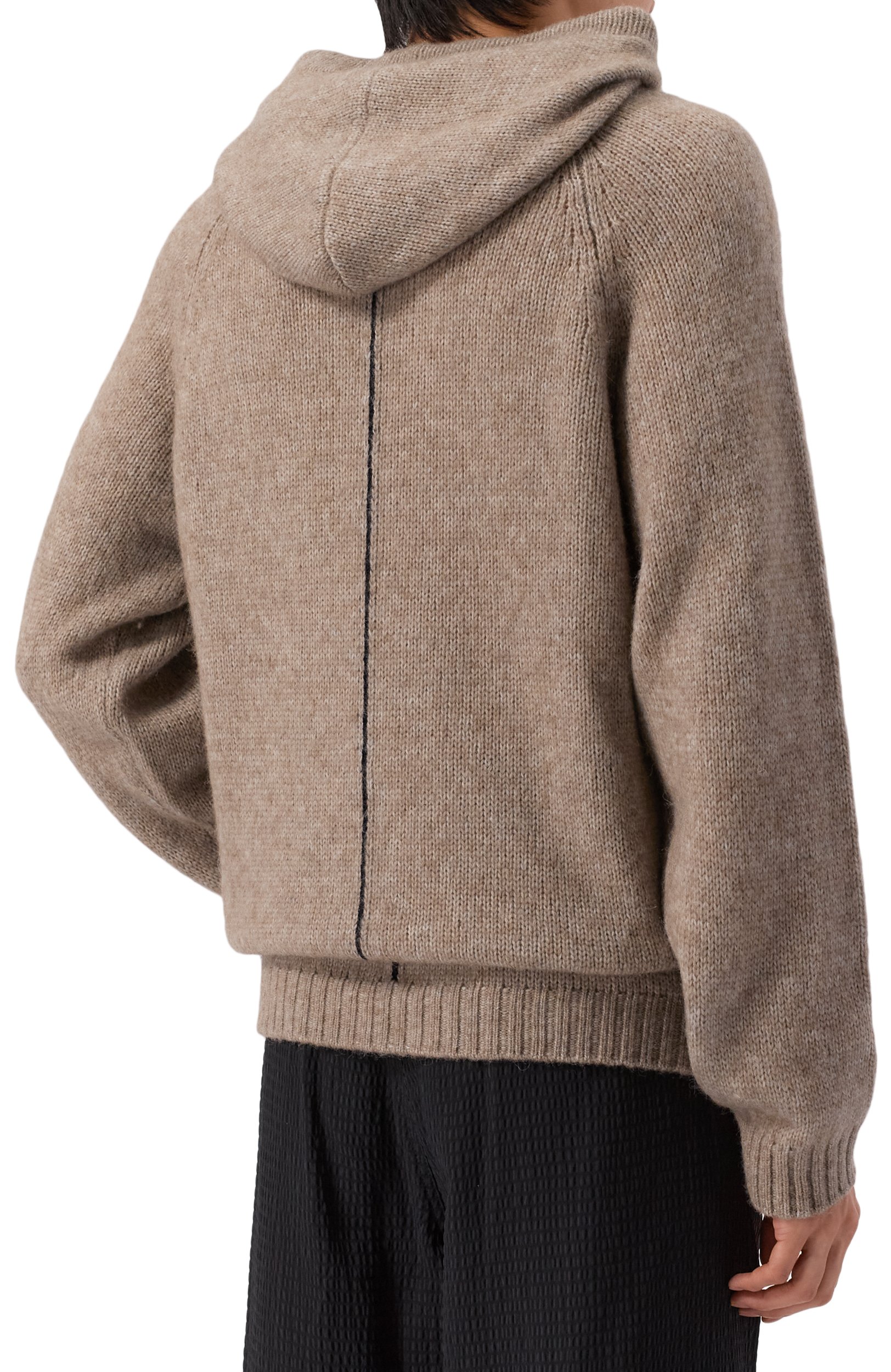 Худи GIORGIO ARMANI бежевого цвета по цене 156500 руб., арт. GM004426/AF30079, фото 4 Худи GIORGIO ARMANI, арт. GM004426/AF30079, фото 4