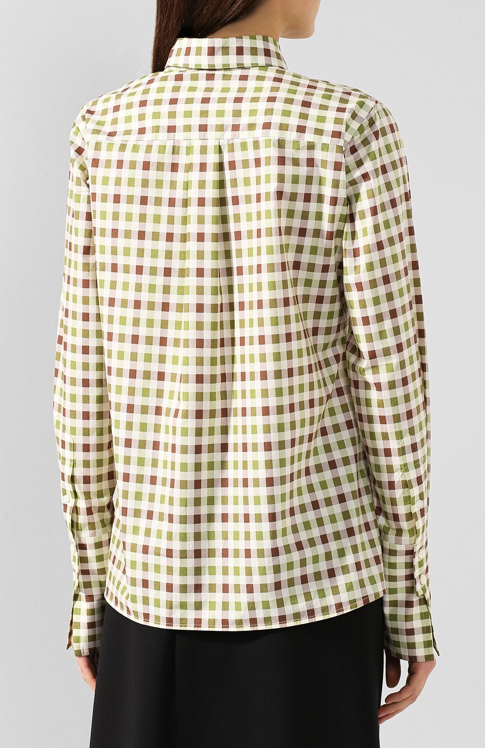 Хлопковая рубашка VICTORIA BECKHAM, арт. SH SLM 11105G, фото 4
