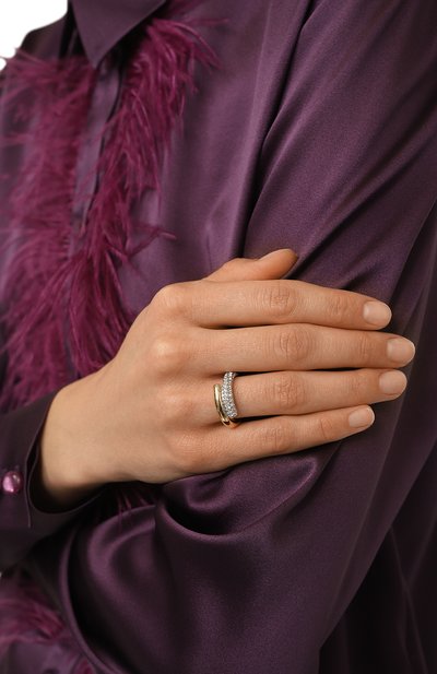 Кольцо dextera SWAROVSKI золотого цвета по цене 18350 руб., арт. 5668814, фото 2 Кольцо dextera SWAROVSKI, арт. 5668814, фото 2