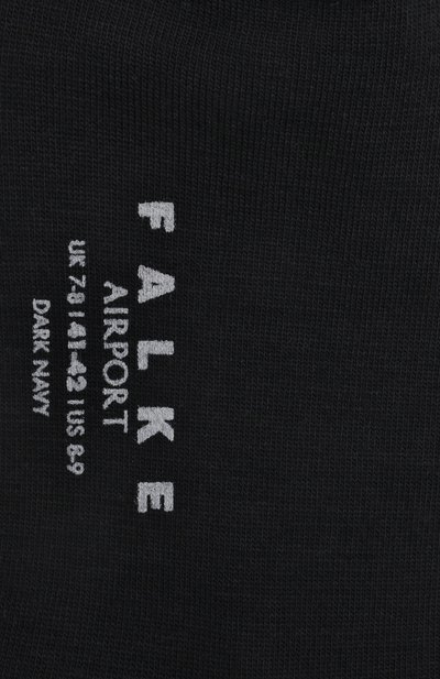 Носки airport из шерсти и хлопка FALKE темно-синего цвета по цене 2940 руб., арт. 14435, фото 2 Носки airport из шерсти и хлопка FALKE, арт. 14435, фото 2