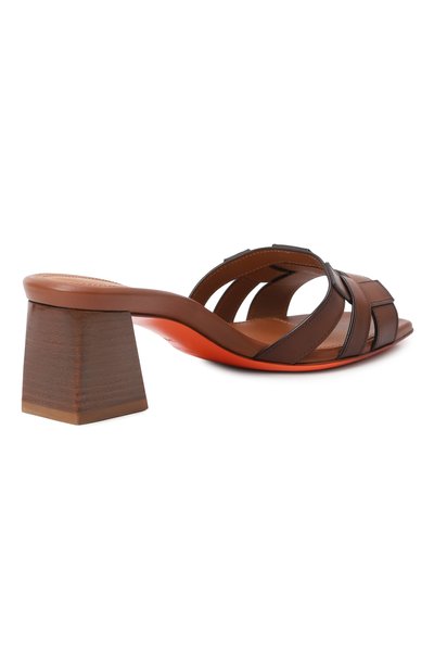 Кожаные мюли SANTONI, арт. WHNG70831HA3TACG, фото 5