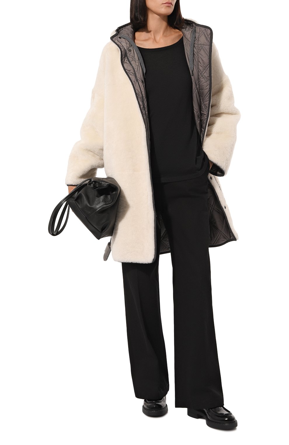 Двусторонняя куртка BRUNELLO CUCINELLI кремового цвета по цене 1355000 руб., арт. MH5049468, фото 2 Двусторонняя куртка BRUNELLO CUCINELLI, арт. MH5049468, фото 2