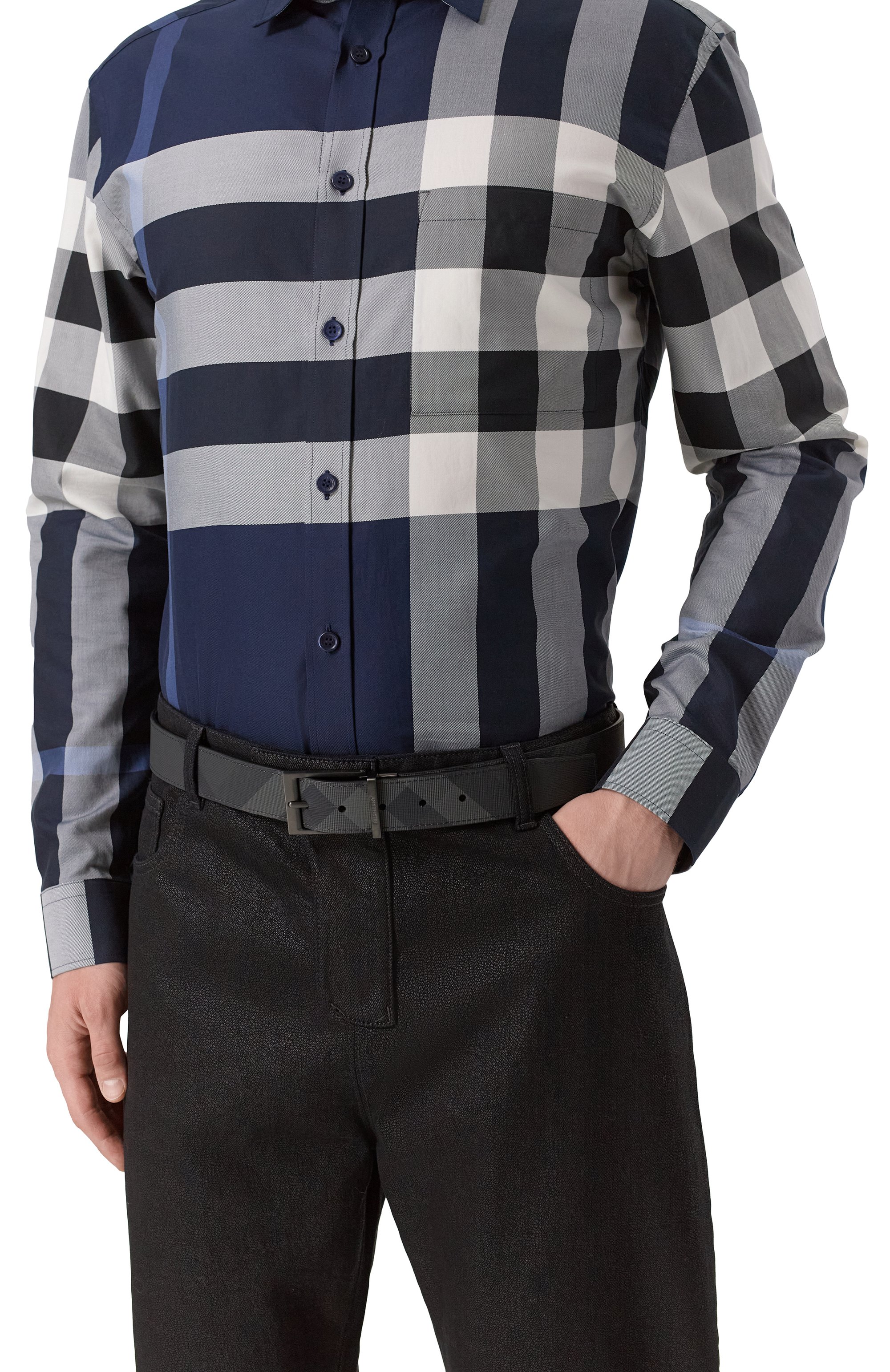 Двусторонний ремень BURBERRY, арт. 8065341, фото 2