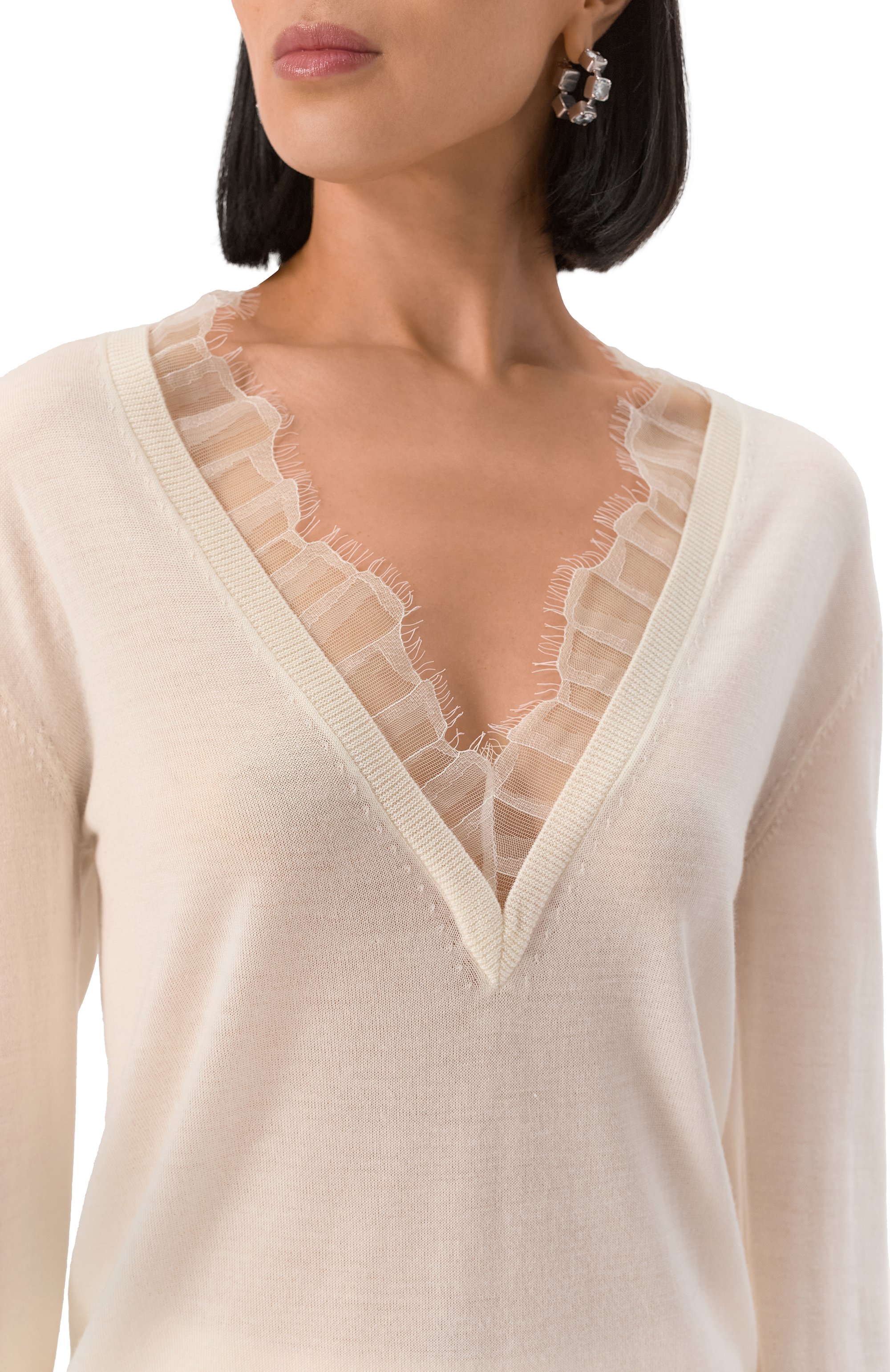 Пуловер из шерсти и шелка IRO, арт. WF12HABY, фото 5