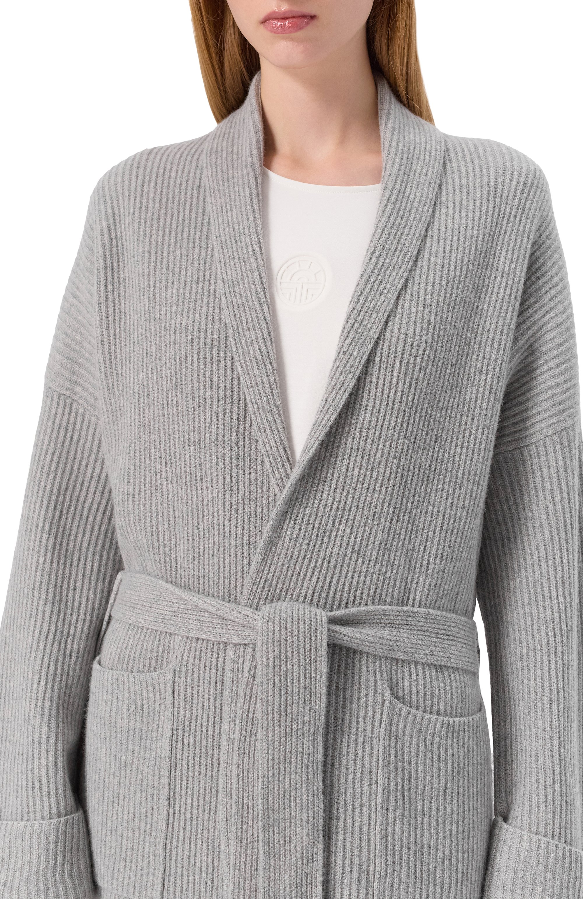 Халат из шерсти и кашемира FRETTE, арт. 22209139 00F 00920, фото 5