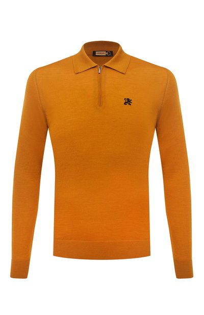 Мужская поло из шерсти и шелка ZILLI, арт. KZP001M0230VBZ000