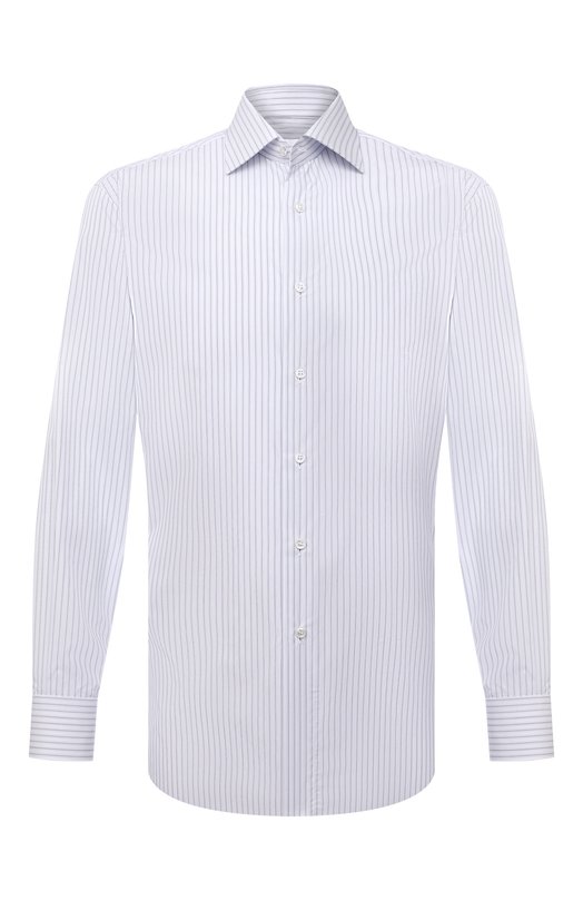 Хлопковая сорочка Brioni RCA10L/0105N Голубой RCA10L/0105N