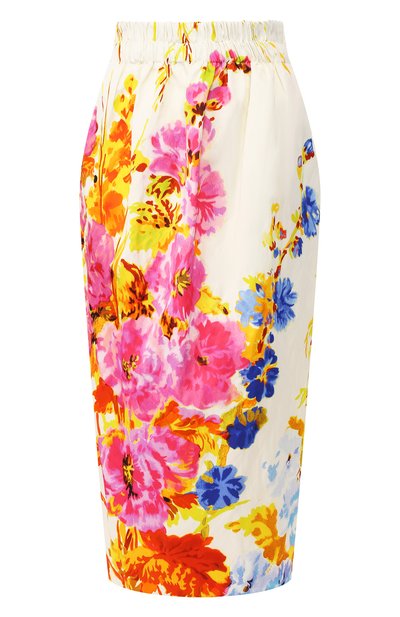 Женская юбка из смеси хлопка и вискозы DRIES VAN NOTEN, арт. 201-30875-9059