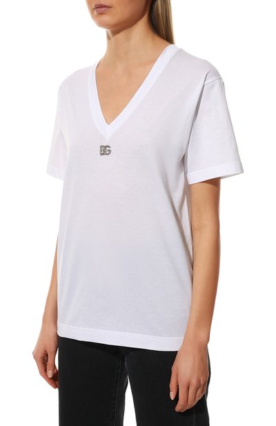 Хлопковая футболка DOLCE & GABBANA, арт. F8M65Z/G7B3U, фото 3