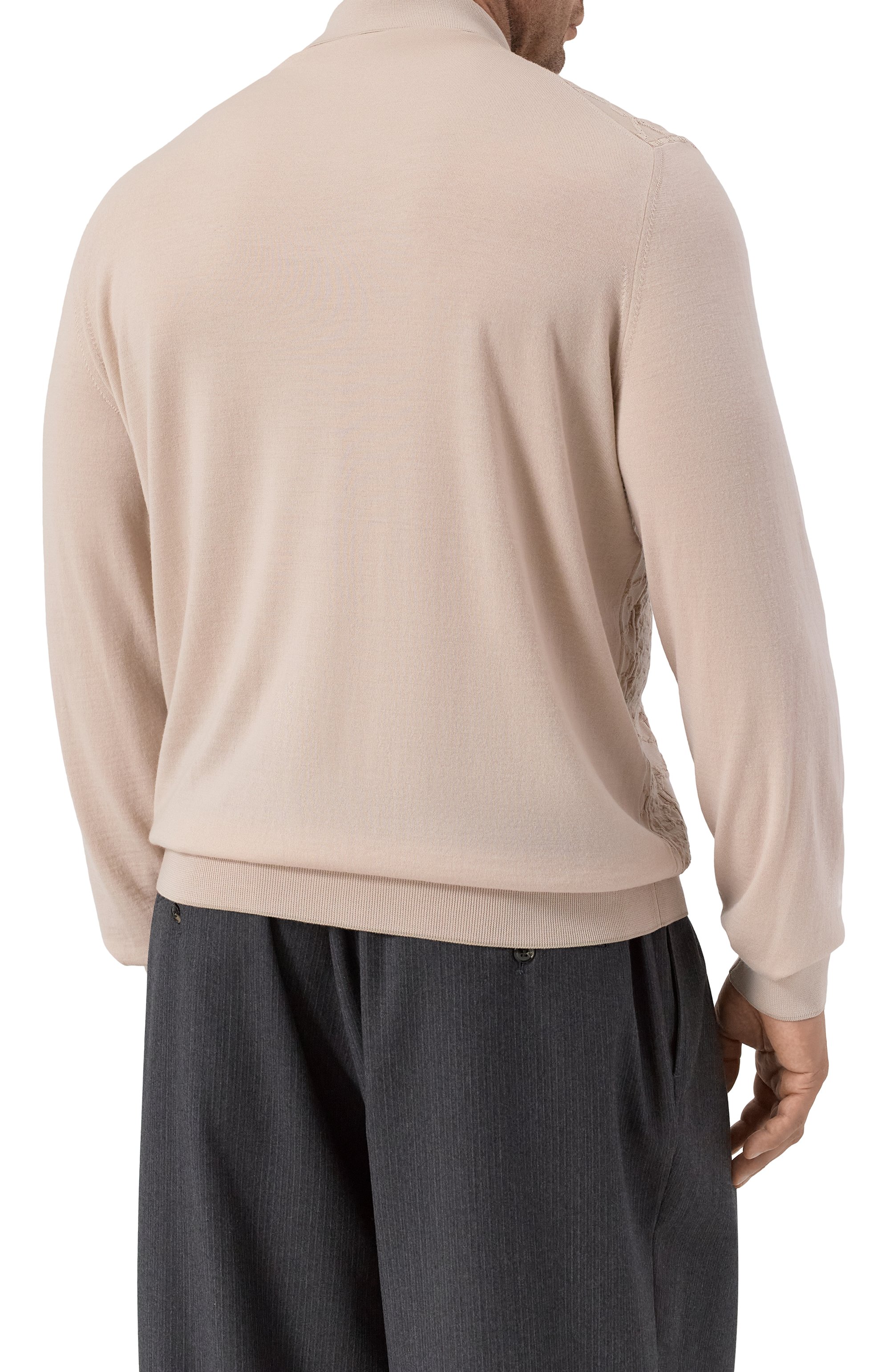 Поло из шерсти и шелка STEFANO RICCI, арт. KE06014P30/E25404, фото 4