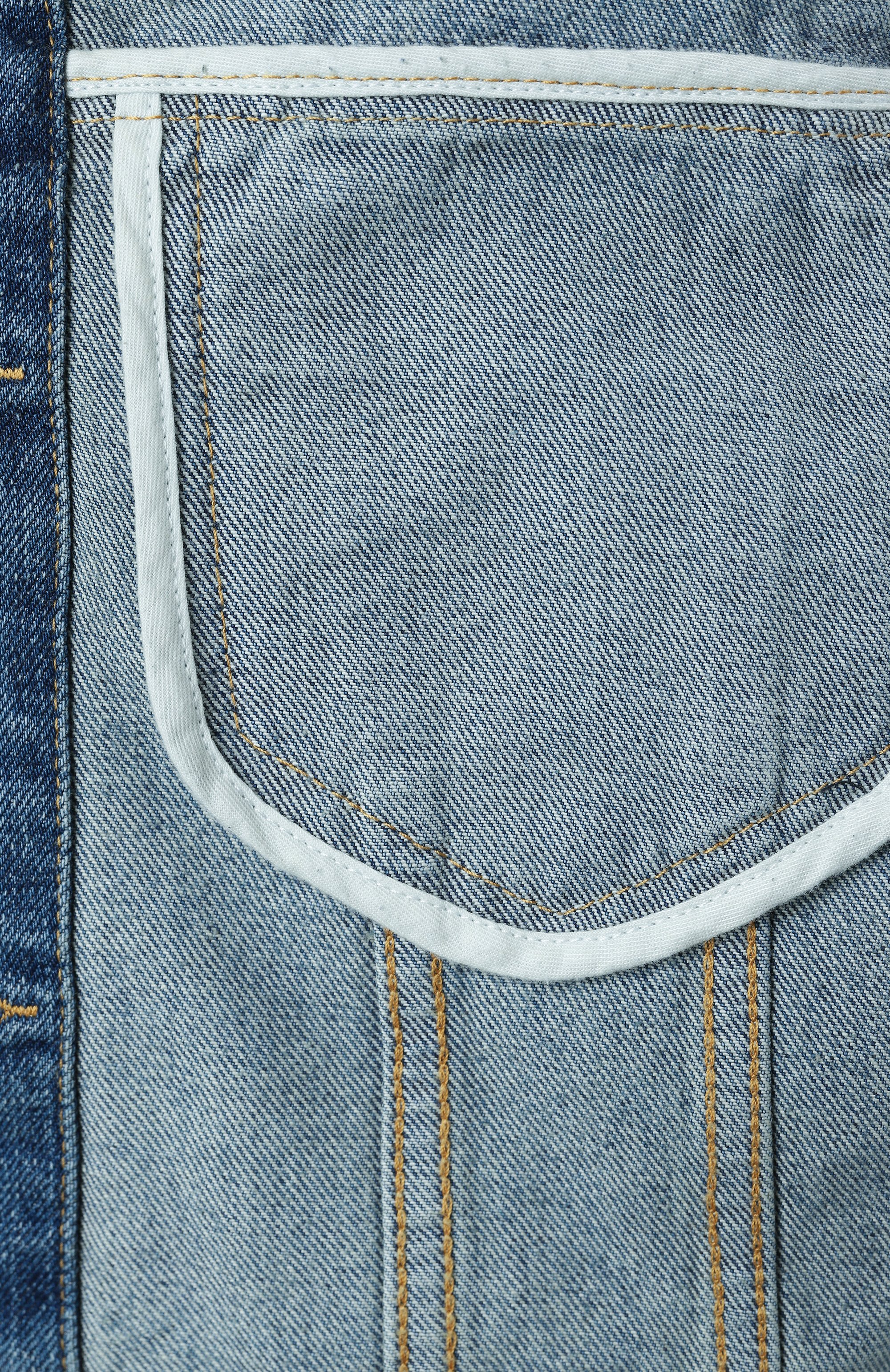 Джинсовая куртка ALAIA, арт. AA9V0421T536A, фото 7