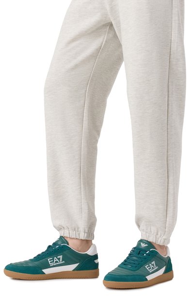 Кожаные кеды EA7, арт. 7X000406/AF19827, фото 3