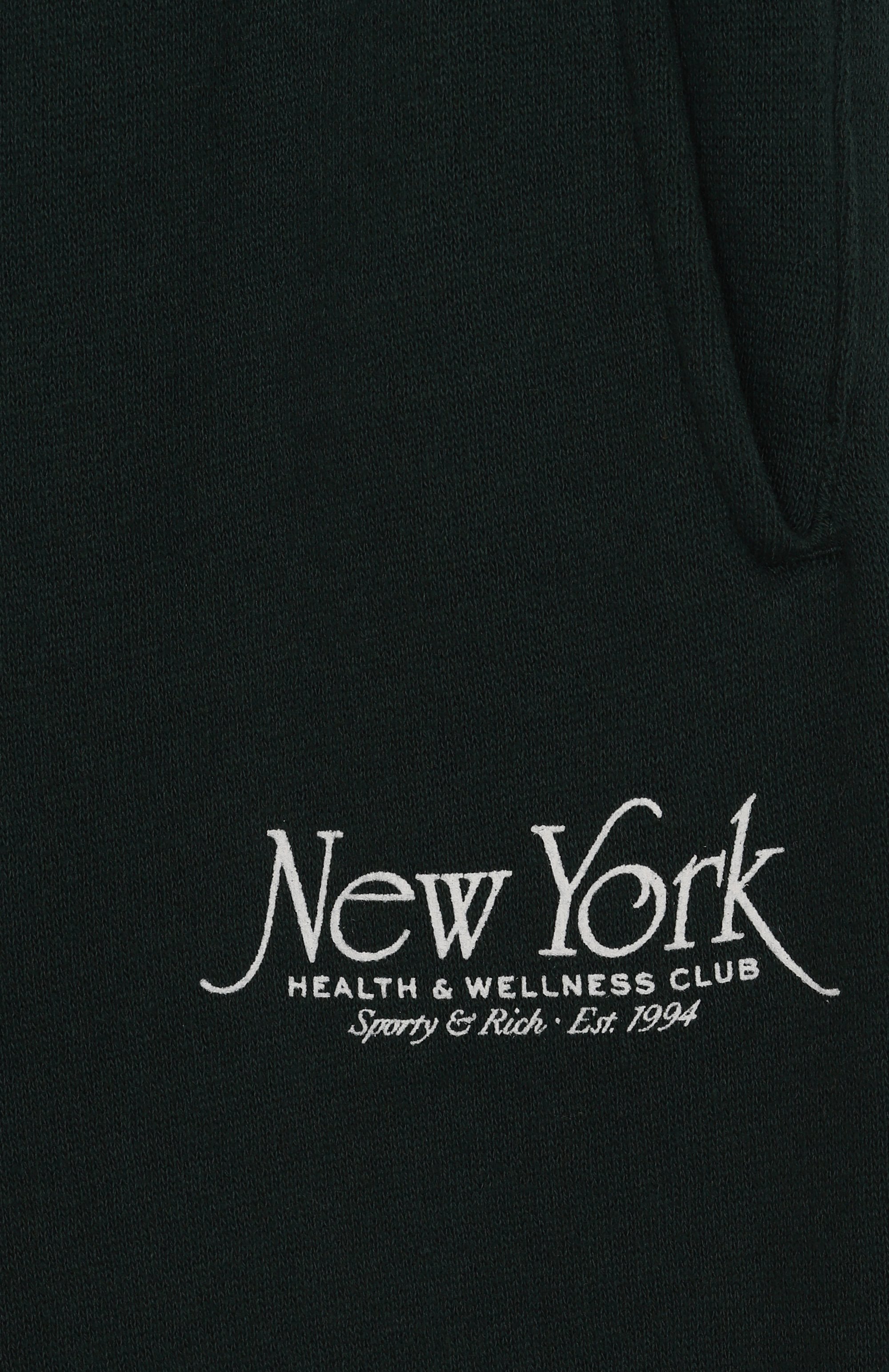 Джоггеры SPORTY AND RICH темно-зеленого цвета по цене 13950 руб., арт. PA037606508GR10, фото 3 Джоггеры SPORTY AND RICH, арт. PA037606508GR10, фото 3