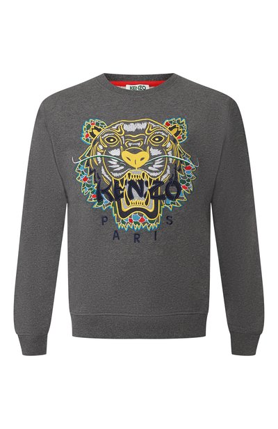 Хлопковый свитшот с вышивкой KENZO, арт. 5SW0894XU, фото 1