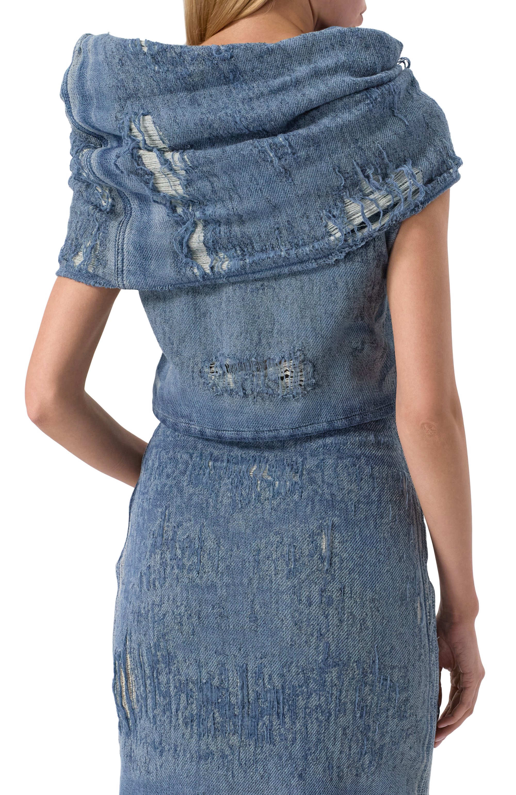 Джинсовый топ DIESEL, арт. A18944/068RQ, фото 4