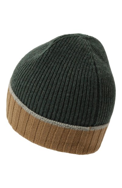 Шерстяная шапка IL GUFO темно-зеленого цвета по цене 8995 руб., арт. A24E0360EM220, фото 2 Шерстяная шапка IL GUFO, арт. A24E0360EM220, фото 2