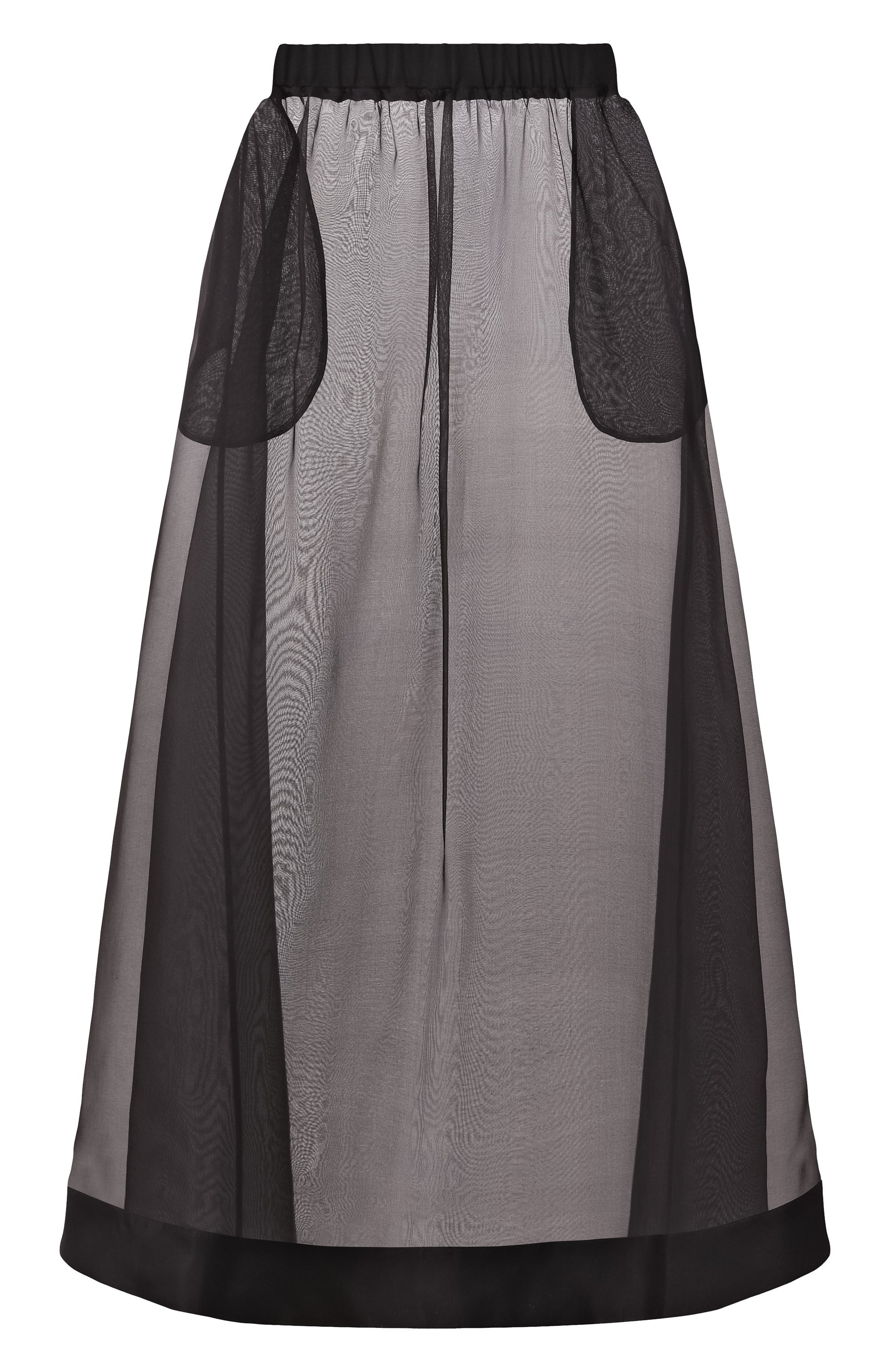 Юбка из шелка и хлопка MIDGARD PARIS, арт. SK8-SK-BK, фото 1