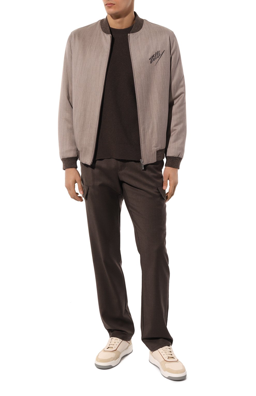 Шерстяной бомбер ZILLI, арт. B0M01BZS66036ZS000001, фото 2