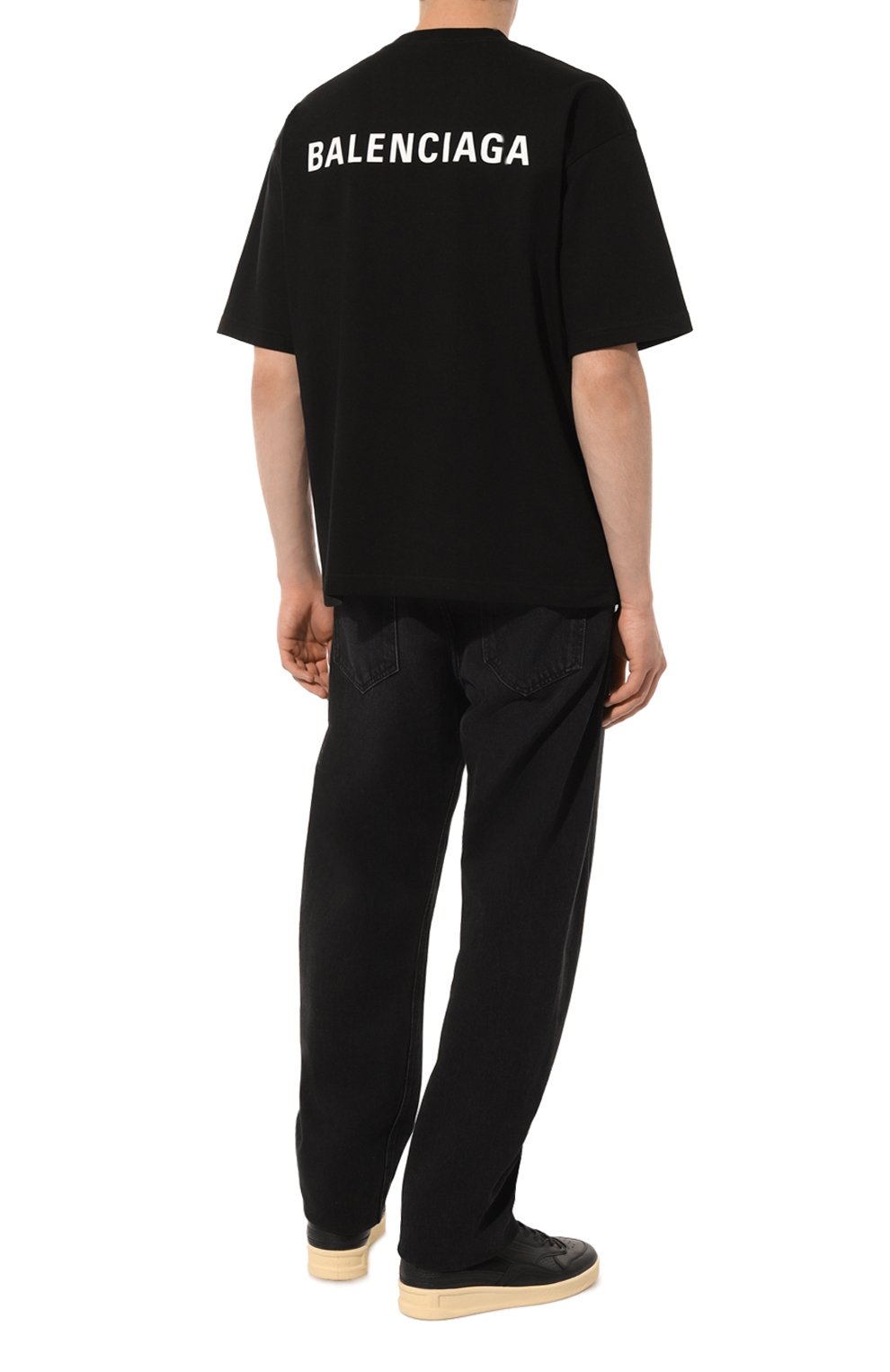 Хлопковая футболка BALENCIAGA, арт. 612966 TIVG5, фото 2