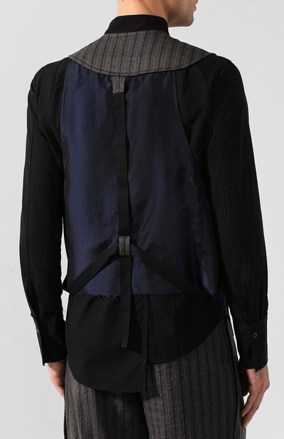 Жилет из смеси шерсти и хлопка ZIGGY CHEN, арт. 0M1930107, фото 4