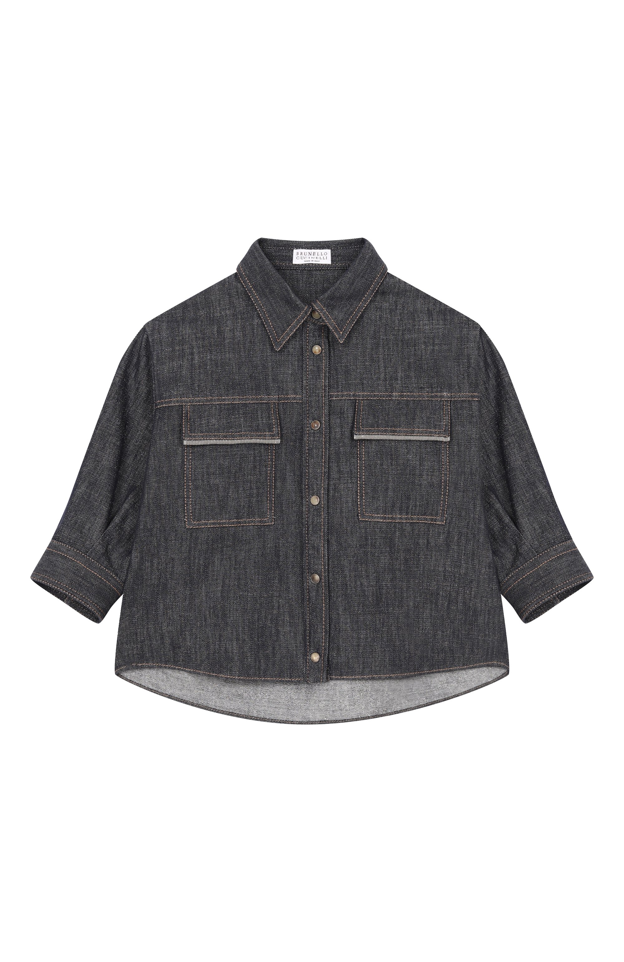 Джинсовая рубашка BRUNELLO CUCINELLI, арт. BB148C864A, фото 1