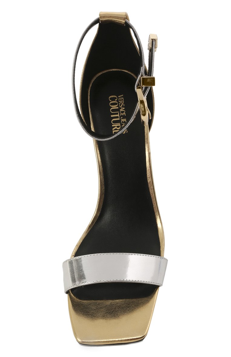 Кожаные босоножки  VERSACE JEANS COUTURE, арт. E0VWAS70-LINEA F0ND0 EMILY DIS. S70/71980, фото 1