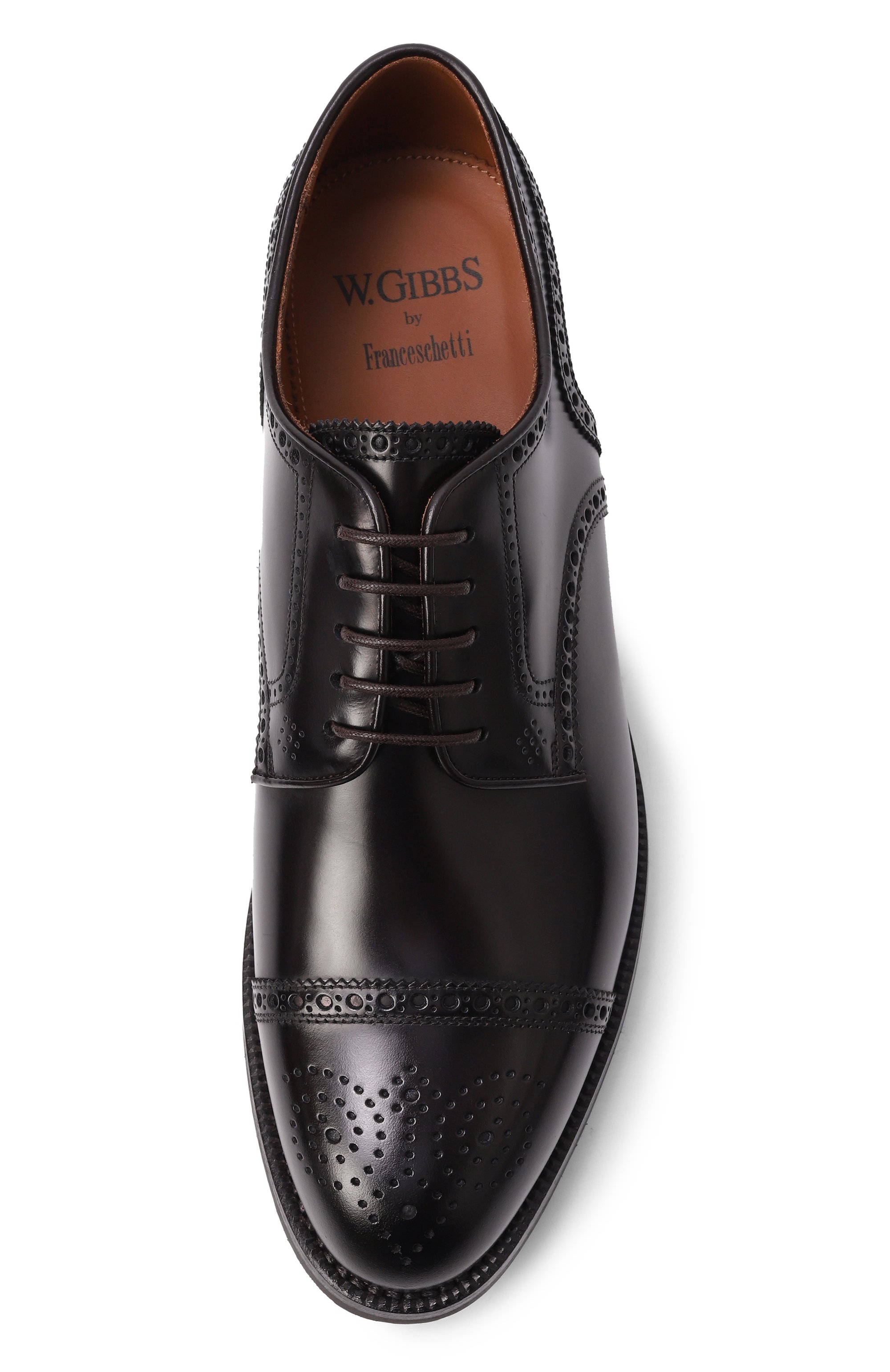 Кожаные дерби W.GIBBS, арт. 0639013/C0RD0VAN, фото 6