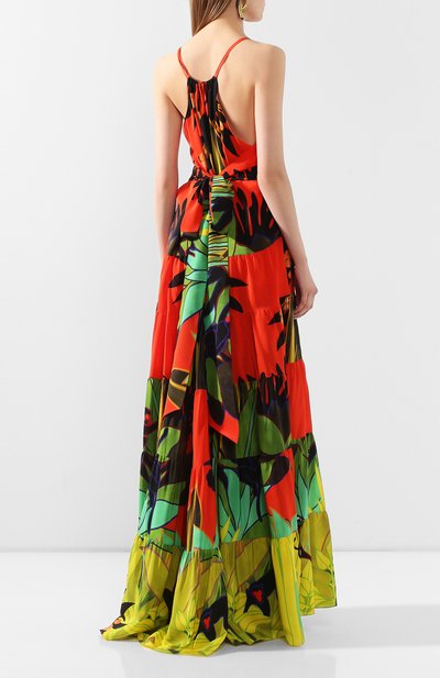 Шелковое платье VALENTINO, арт. TB0VDAP05D9, фото 4