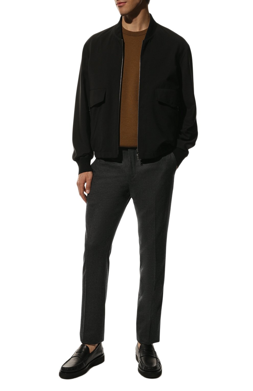 Шерстяные брюки CORNELIANI, арт. 905B01-2818111/02, фото 2