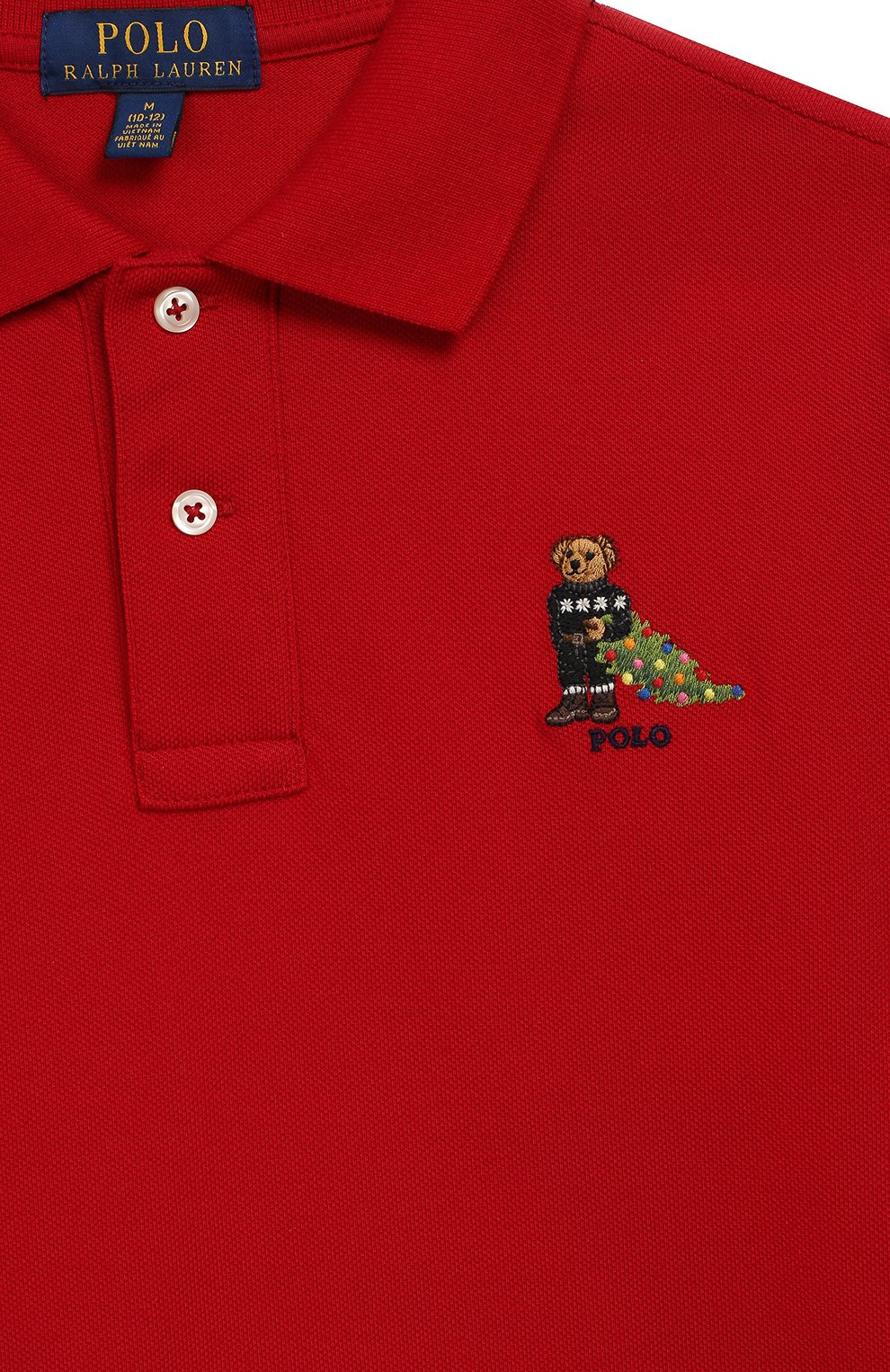 Хлопковое поло с длинными рукавами POLO RALPH LAUREN, арт. 323713073, фото 3