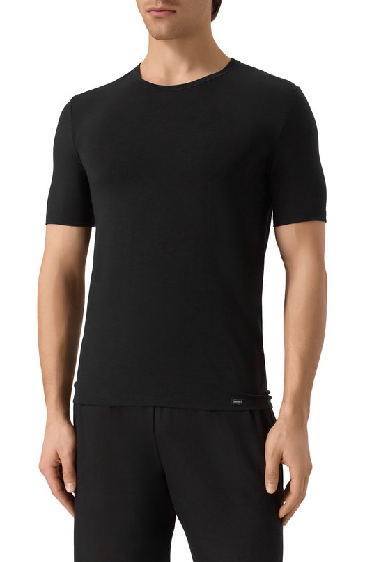 Футболка из лиоцелла и хлопка Hanro 073184 Чёрный  073184 Фото 3