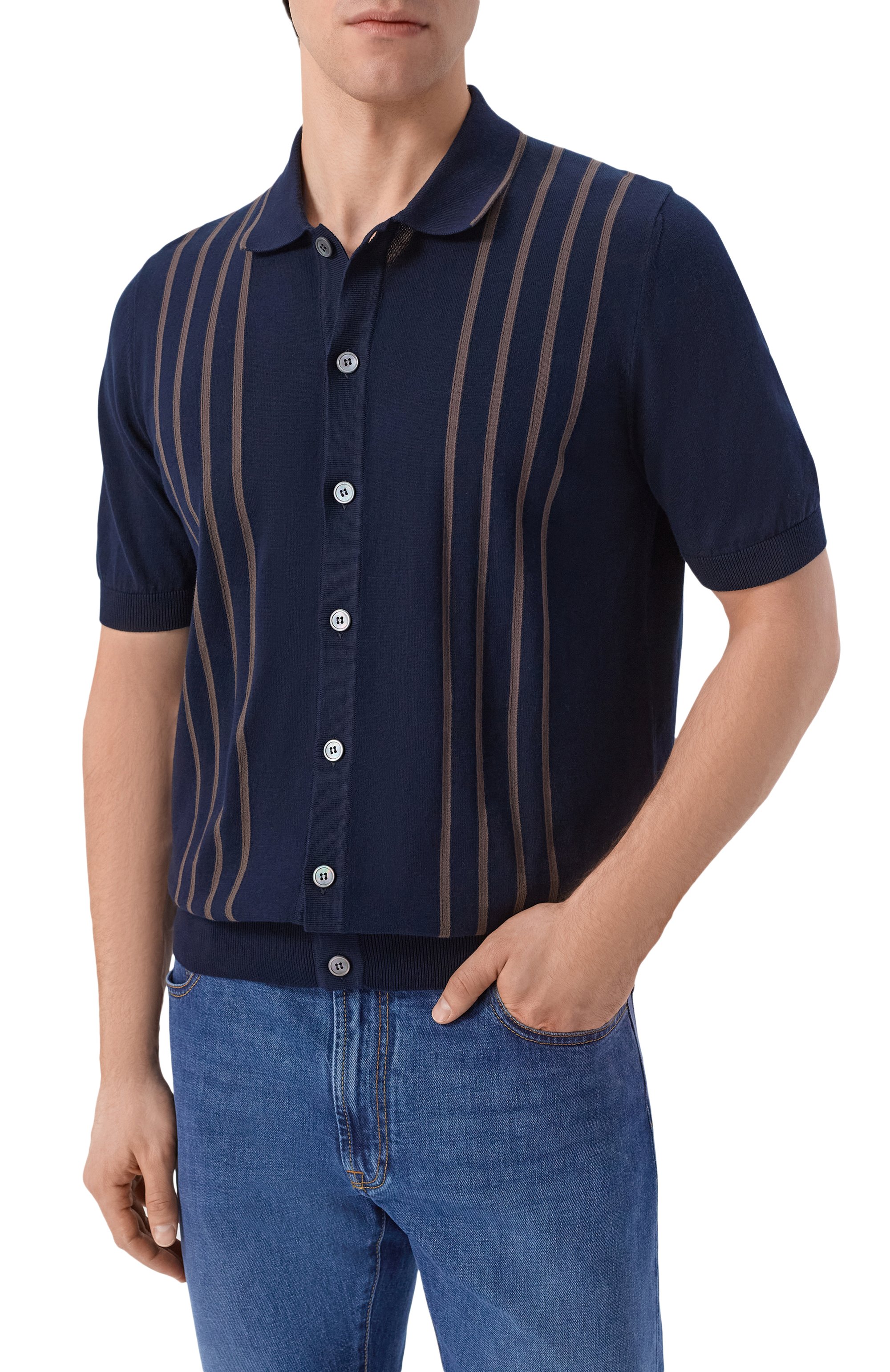 Хлопковая рубашка GRAN SASSO, арт. 59135/18066, фото 3