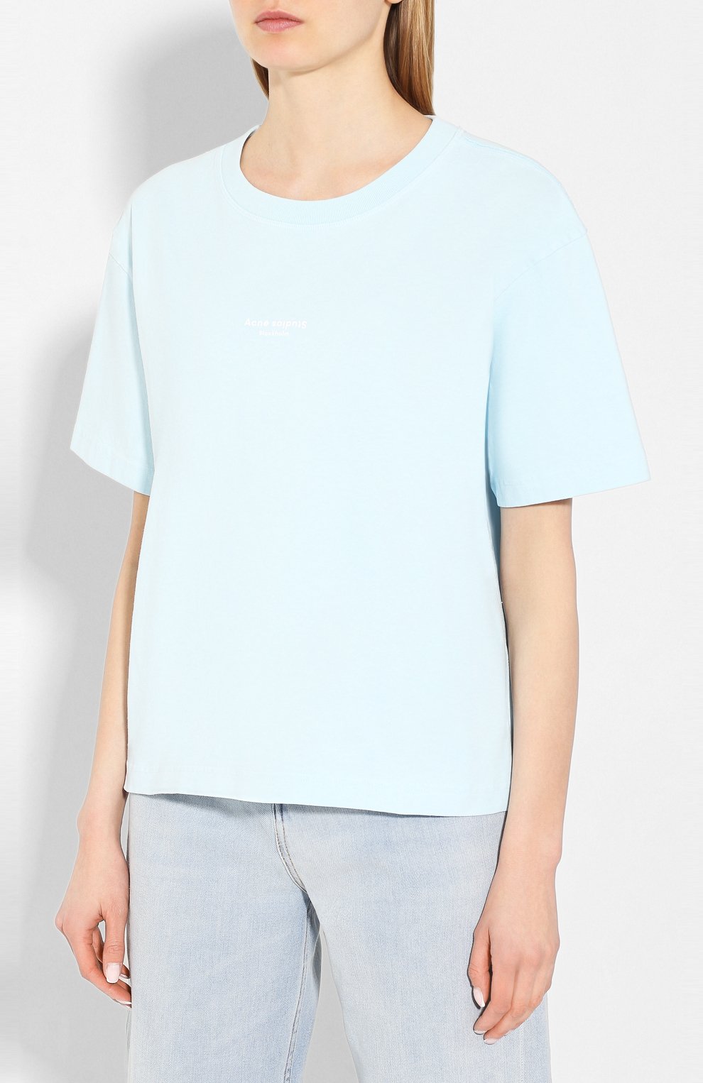 Хлопковая футболка ACNE STUDIOS, арт. AL0135, фото 3