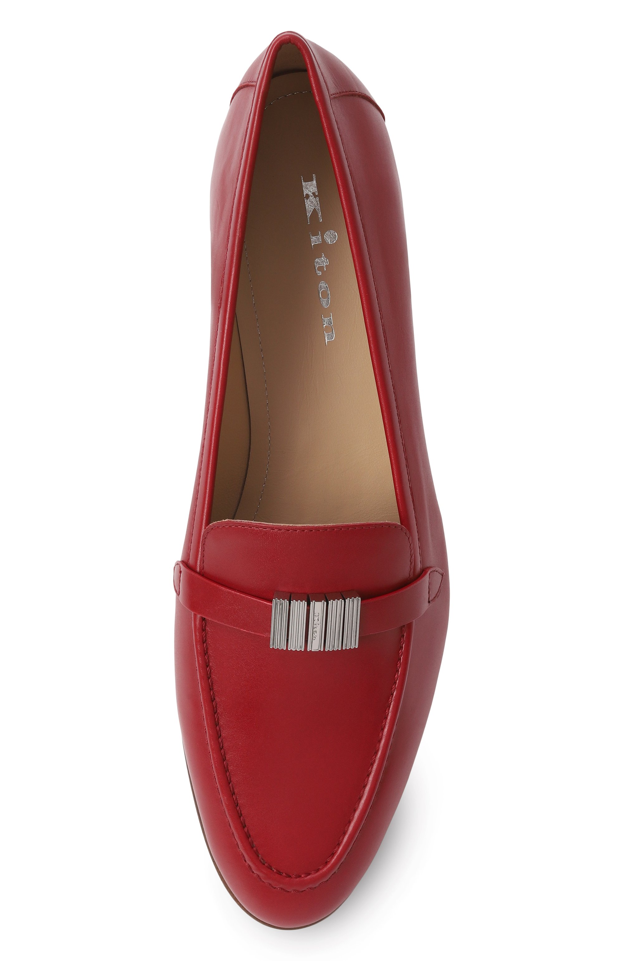 Кожаные лоферы KITON, арт. D59826K0905F05, фото 6