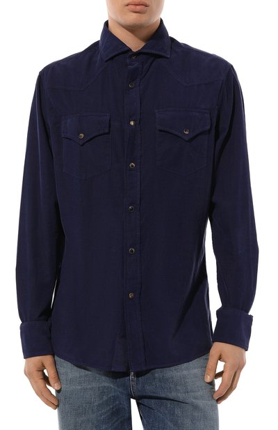 Вельветовая рубашка BRUNELLO CUCINELLI, арт. ML688B2151, фото 3