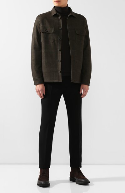 Замшевые ботинки TOD’S темно-коричневого цвета по цене 61600 руб., арт. XXM05C0CD60RE0, фото 2 Замшевые ботинки TOD’S, арт. XXM05C0CD60RE0, фото 2