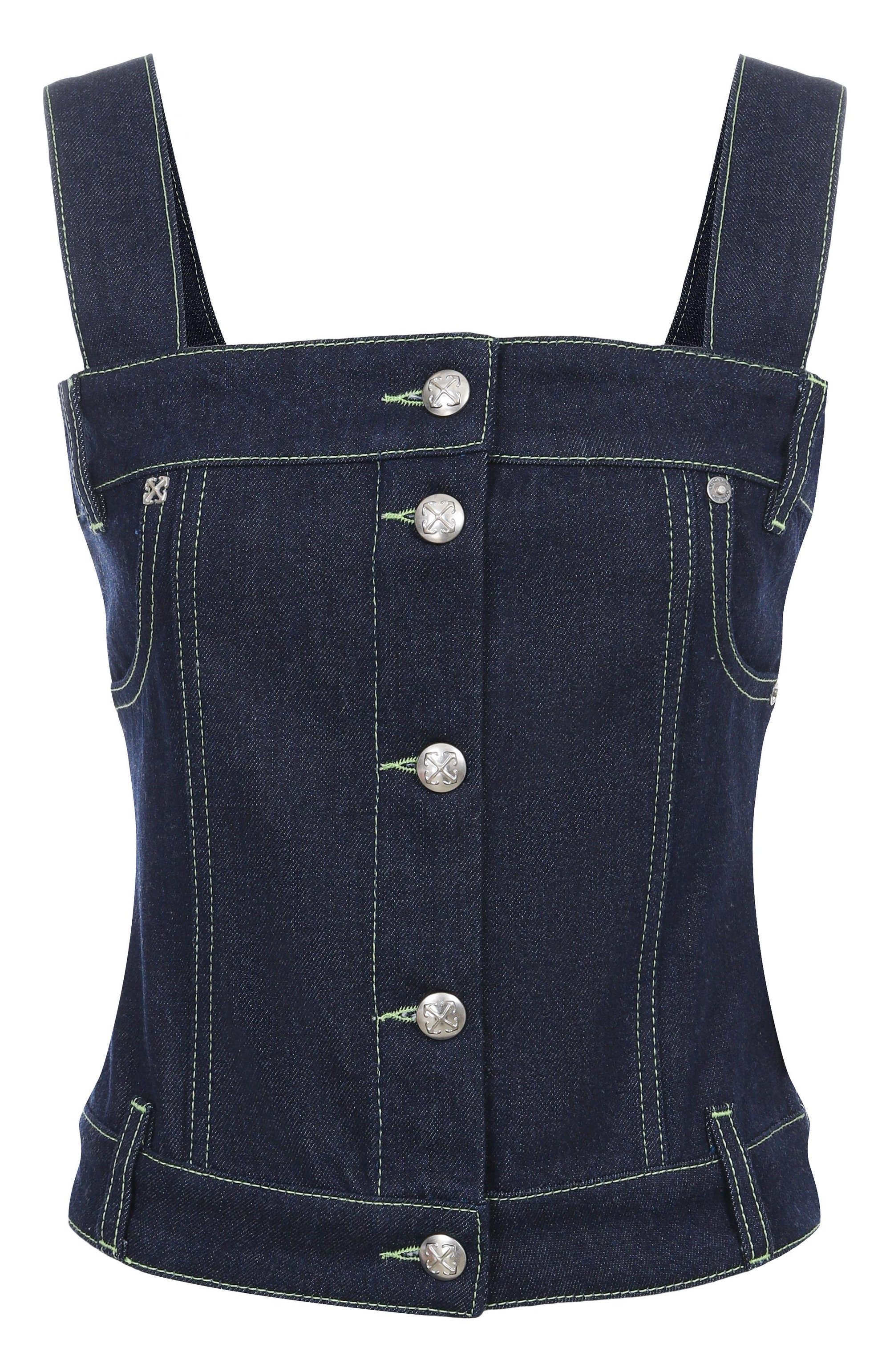 Джинсовый топ OFF-WHITE, арт. 0WYP009S25DEN0014600, фото 1