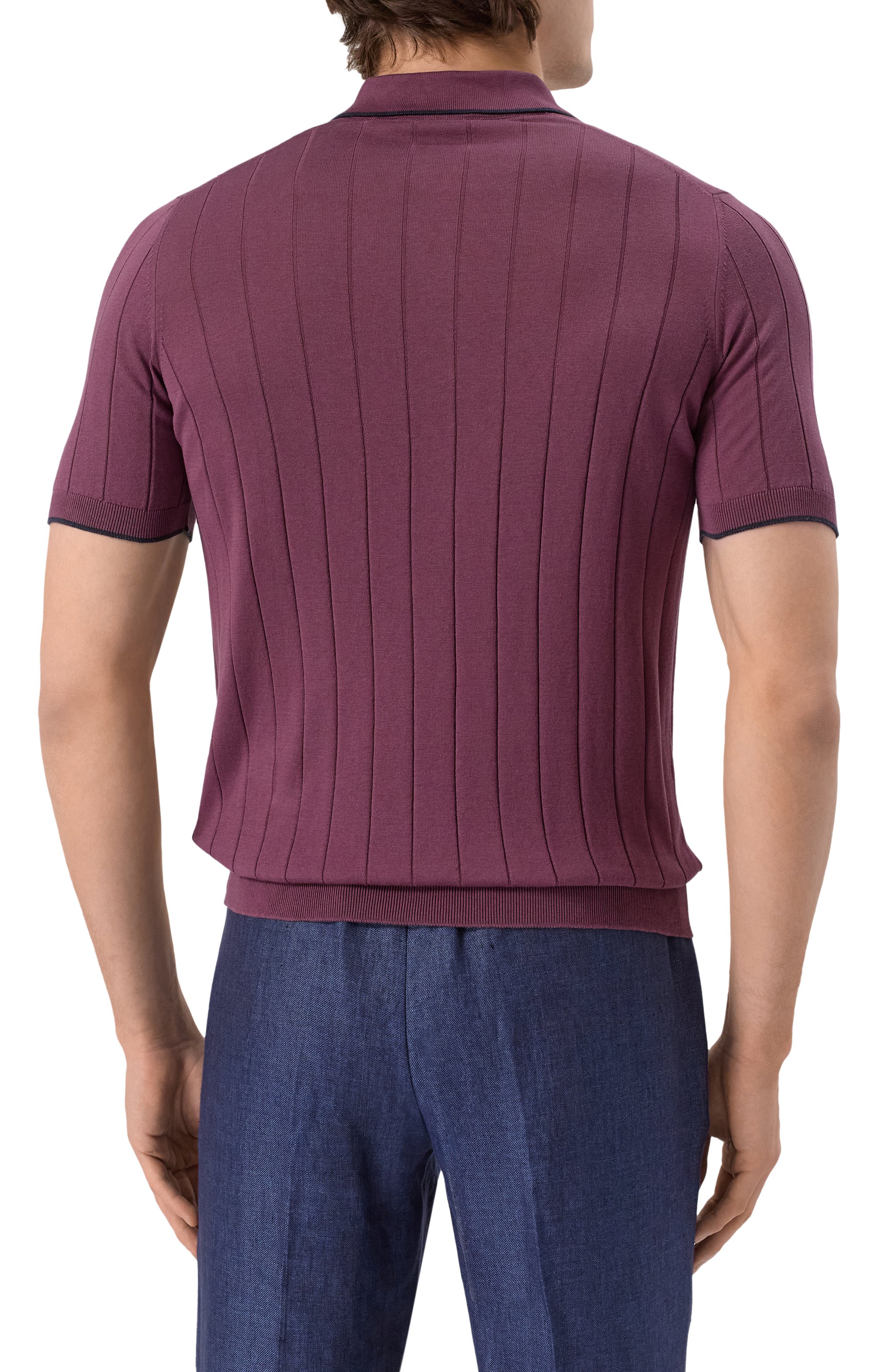 Шелковое поло GRAN SASSO, арт. 43128/23510, фото 4