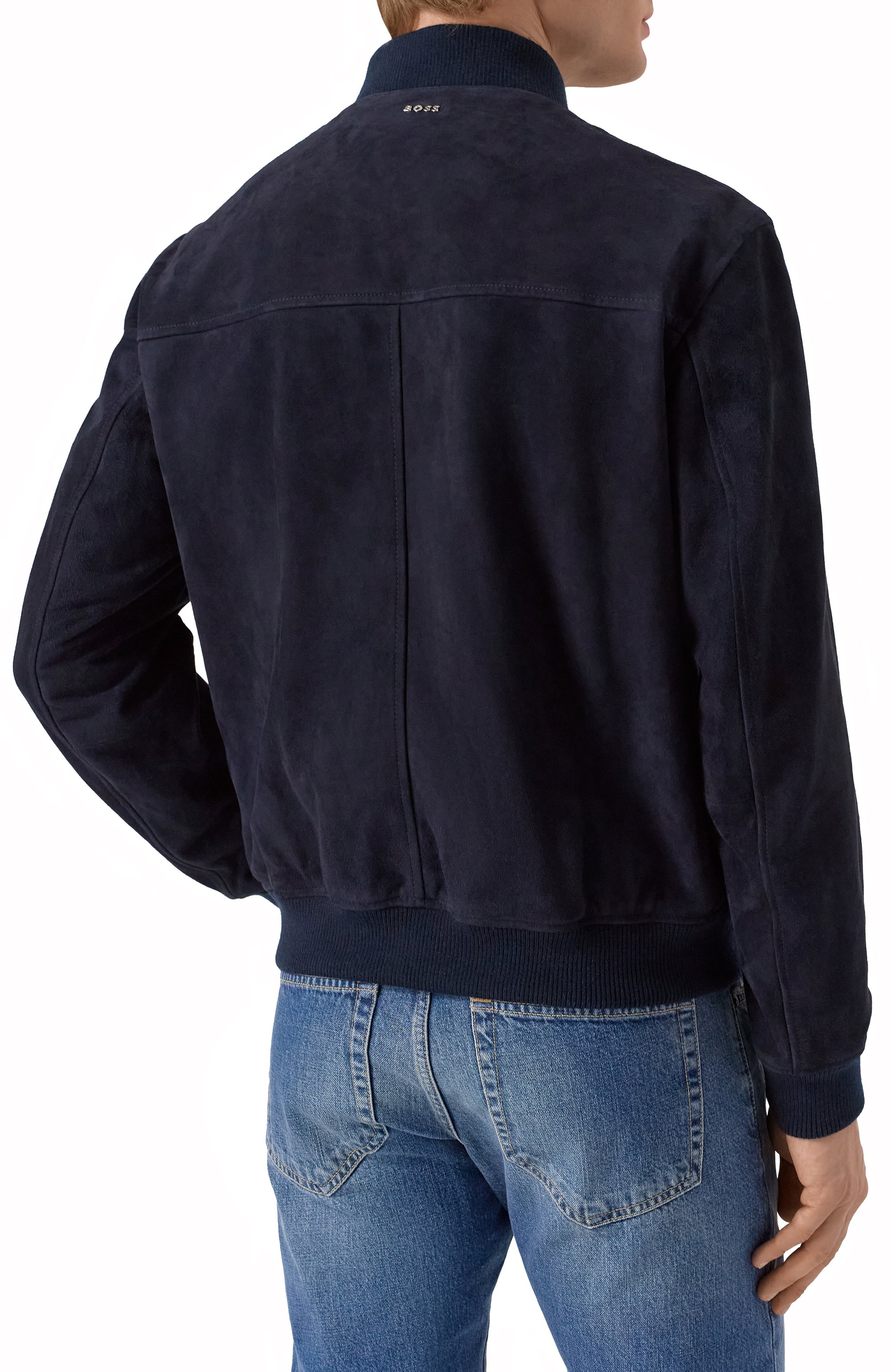 Замшевый бомбер BOSS, арт. 50531146, фото 4