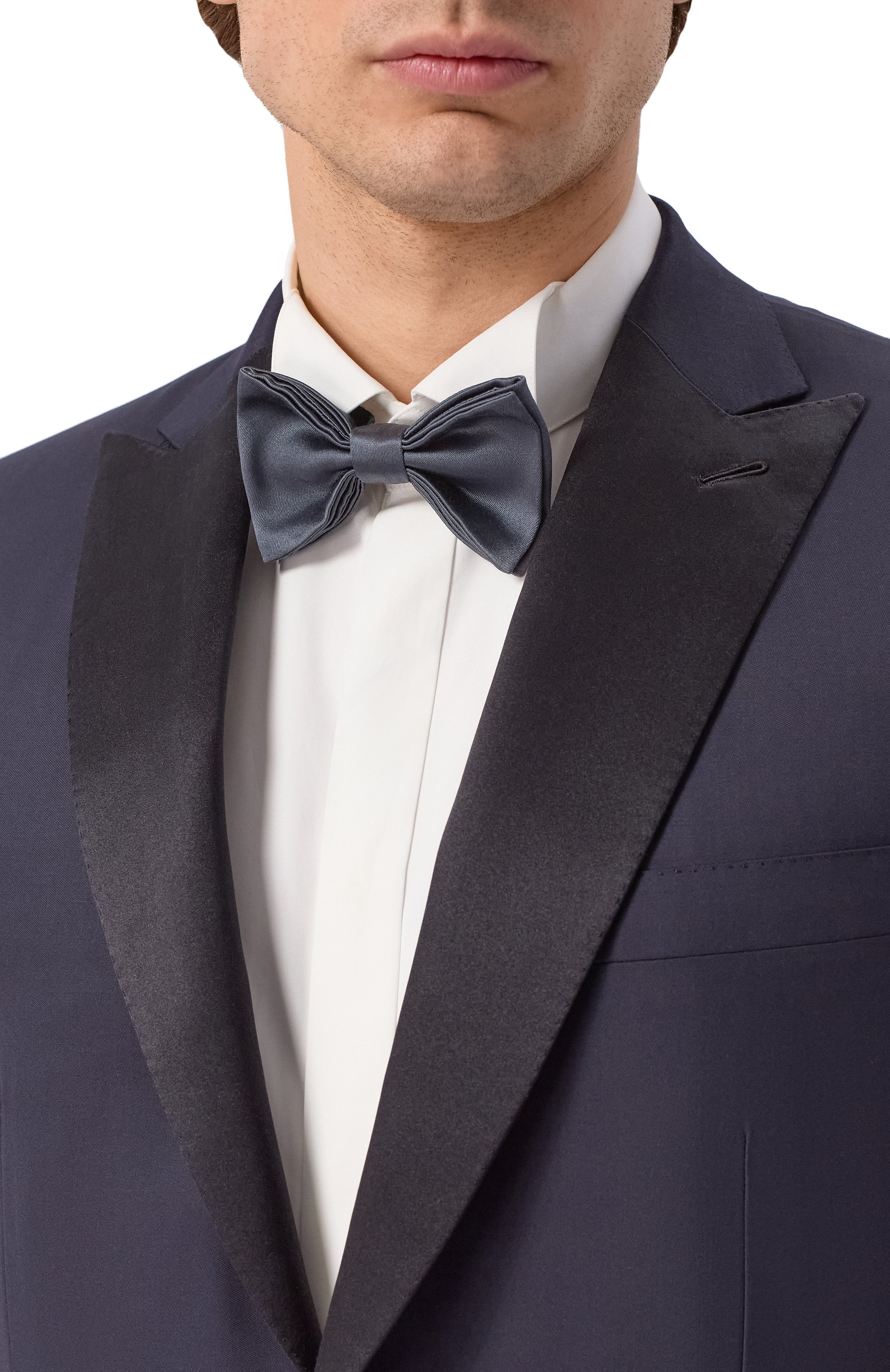 Шелковый галстук-бабочка KITON, арт. UPAPC07201_001, фото 2