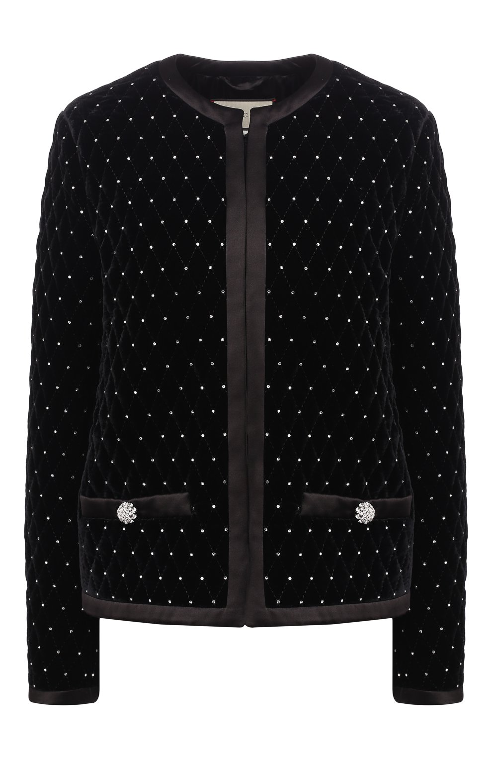 Бархатный жакет с декоративной отделкой GUCCI, арт. 543181/ZLE71, фото 1