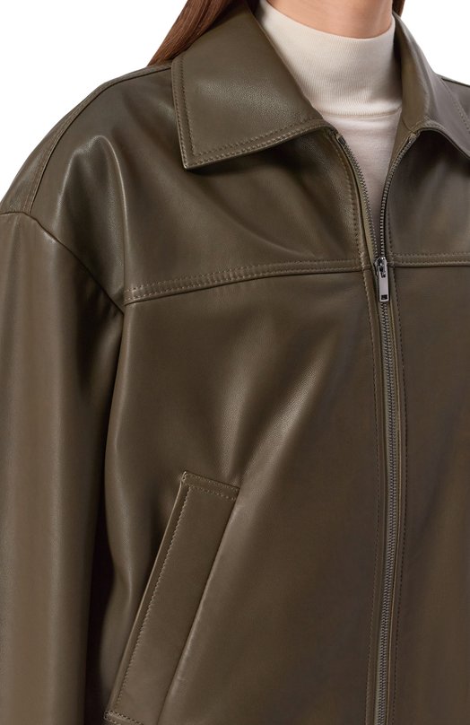 Кожаная куртка MVST M26.2PW.L003/L011 NAPPA Хаки  M26.2PW.L003/L011 NAPPA Фото 5